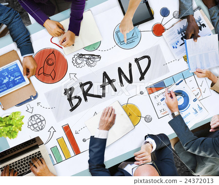 Brand Branding Advertising Trademark Marketing Concept 24372013