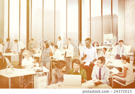 Multiethnic Group of People Working in the Office 24372015