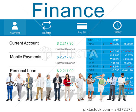 Finance Accounting Banking Budget Credit Debt Concept 24372175