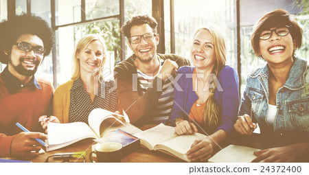 Multi-Ethnic Group of People Working Together Multi-Ethnic Group of People Working Together 24372400