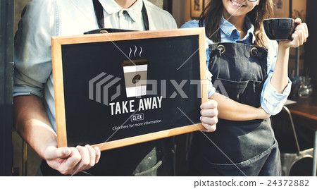 Coffee Take Away Order Online Delivery Menu Concept Coffee Take Away Order Online Delivery Menu Concept 24372882