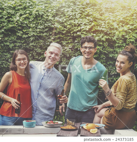 Friends Lifestyle Party Happiness Concept 24373185