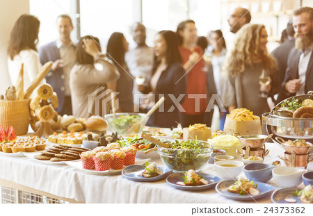 Brunch Choice Crowd Dining Food Options Eating Concept 24373362