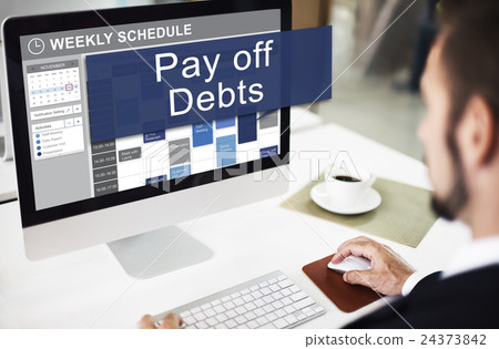 Pay Off Debts Loan Money Bankruptcy Bill Credit Concept Pay Off Debts Loan Money Bankruptcy Bill Credit Concept 24373842