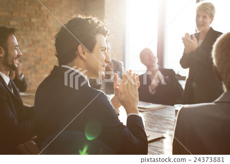 Meeting Corporate Success Brainstorming Teamwork Concept 24373881