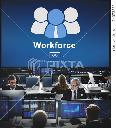 Workforce Team Teamwork Connection Partnership Concept 24373883