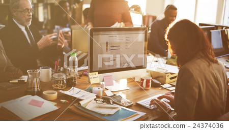 Business Corporation Organization Teamwork Concept Business Corporation Organization Teamwork Concept 24374036