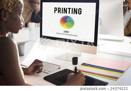 RGB Printing Palette Mixing Colour Concept 24374221