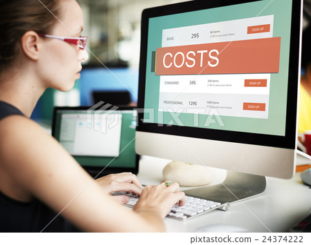 Costs Accounting Banking Bookkeeping Budget Concept 24374222