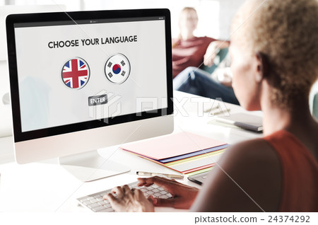 Korean English Language Communication Global Concept Korean English Language Communication Global Concept 24374292