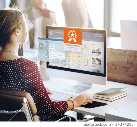 Register Enter Membership Sign-in Socialize Concept 24374293