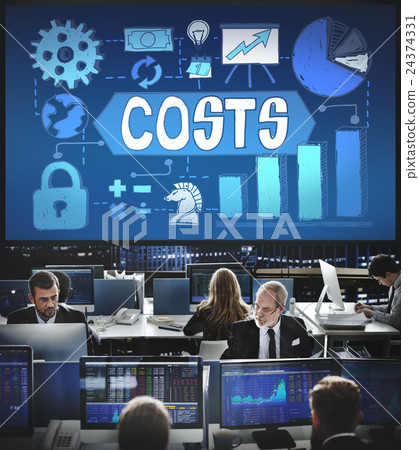 Costs Finance Business Banking Financial Concept Costs Finance Business Banking Financial Concept 24374331