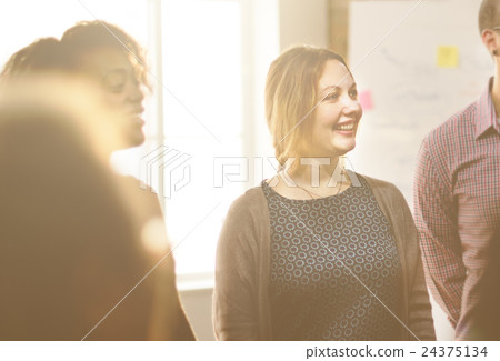 Business Team Meeting Working Talking Concept Business Team Meeting Working Talking Concept 24375134