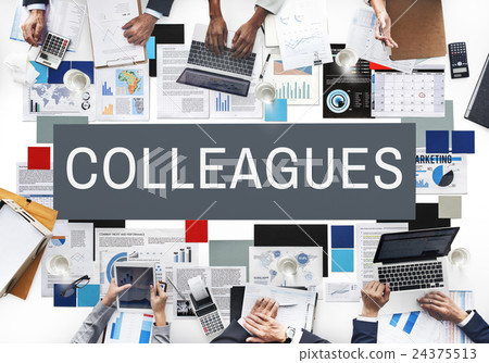 Colleagues Coworkers Team Partners Concept 24375513