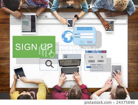 Sign-In Sign-Up Join Registry Membership Concept Sign-In Sign-Up Join Registry Membership Concept 24375690