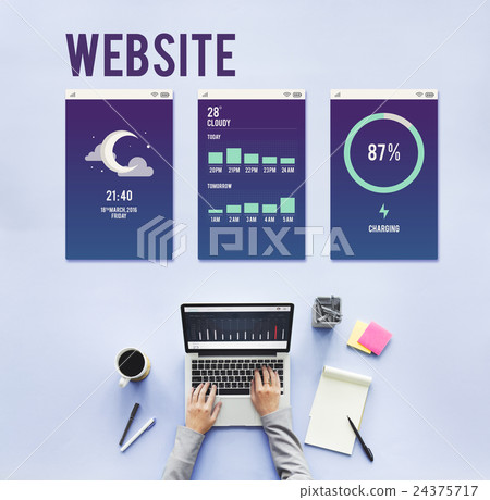 Web Site Mobile Interface Layout Concept Web Site Mobile Interface Layout Concept 24375717