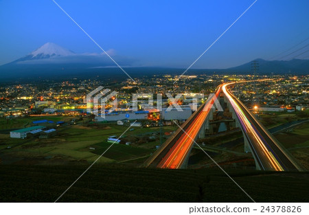 2nd Tomei and Mt. Fuji from Fujinomiya City 2nd Tomei and Mt. Fuji from Fujinomiya City 24378826