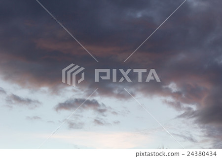 colorful dramatic sky with cloud at sunset 24380434