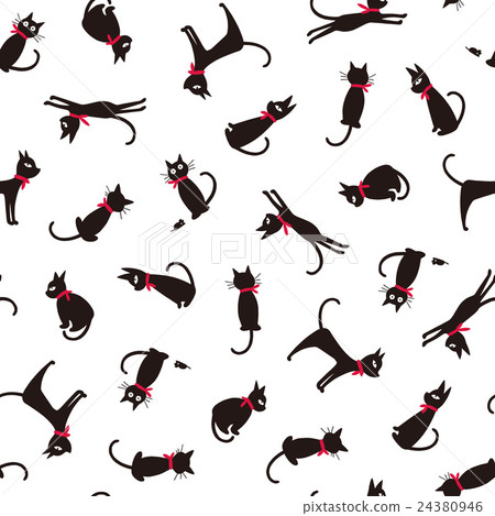 Cute cats pattern Cute cats pattern 24380946