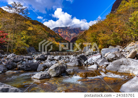 Tochigi prefecture Nikko city Mt. Mt. Mt. Oya (October) 24383701