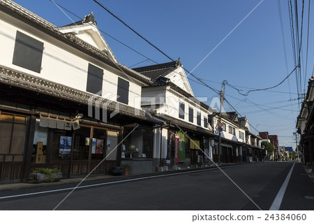 The streets of white wall of Yame Fukushima 24384060