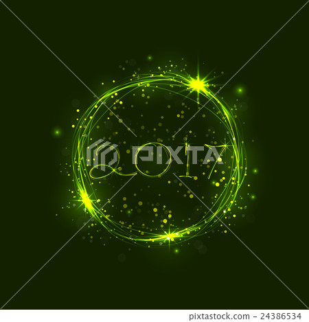 Happy new year 2017 holiday background. 24386534