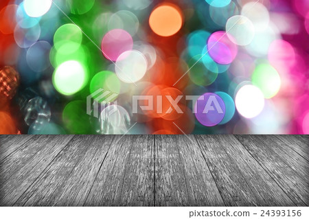 Christmas holiday background with empty wooden  24393156