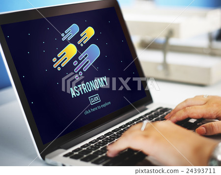 Astronomy Science Solar System Astrology Shooting Star Concept 24393711