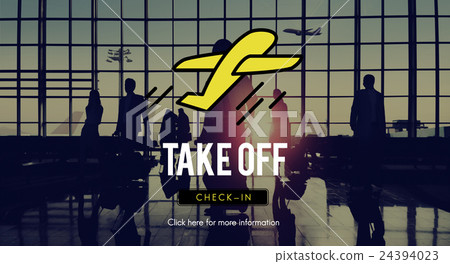 Transport Travel Departure Take off Concept 24394023