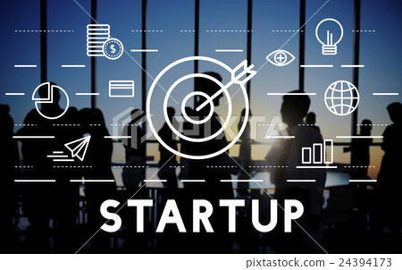 Bull's Eye Goal Mission Icon Start Up Concept Bull's Eye Goal Mission Icon Start Up Concept 24394173