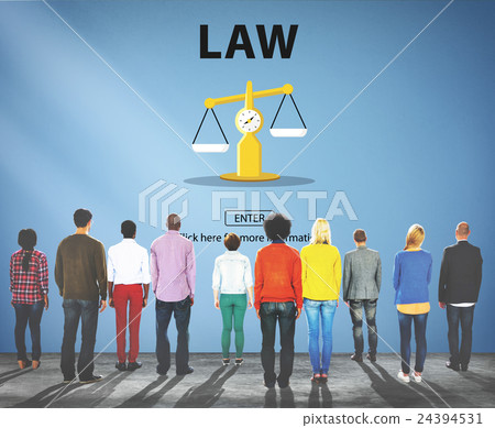 Law Judgement Rights Weighing Legal Concept Law Judgement Rights Weighing Legal Concept 24394531