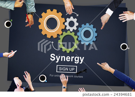 Synergy Teamwork Better Together Collaboration Concept 24394681