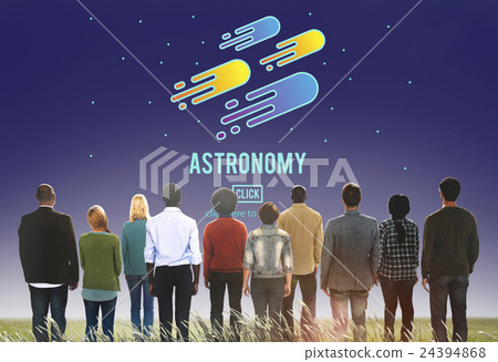 Astronomy Science Solar System Astrology Shooting Star Concept 24394868