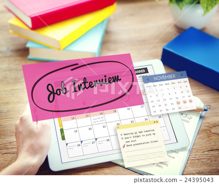 Job Interview Recruitment Human Resources Schedule Concept Job Interview Recruitment Human Resources Schedule Concept 24395043