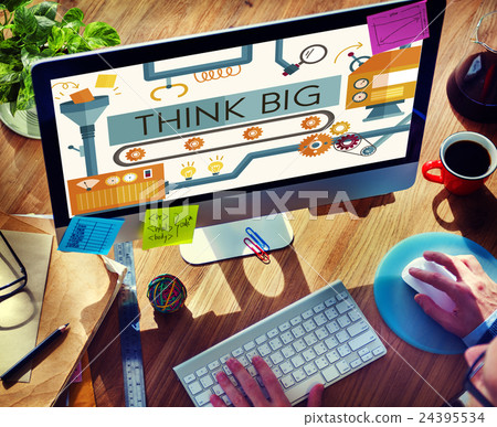 Think Big Analysis Attitude Planning Success Concept Think Big Analysis Attitude Planning Success Concept 24395534