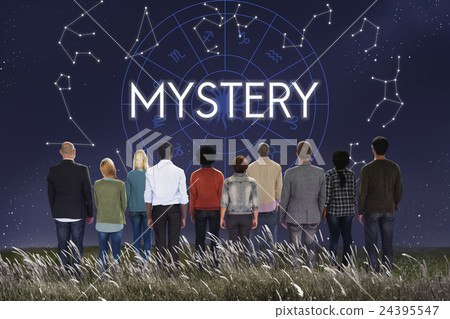 Mystery Planets Horoscpoe Astrology Concept 24395547