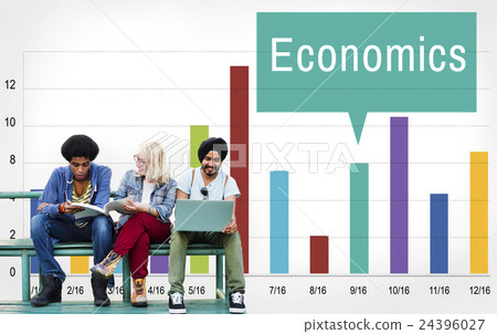 Economics Financial Growth Change Graph Concept Economics Financial Growth Change Graph Concept 24396027
