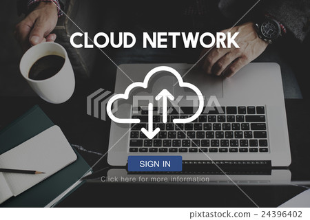 Cloud Network Storage Data Information Technology Concept 24396402