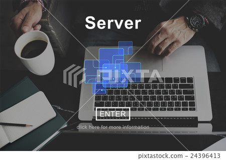 Server Technology Online Internet Database Concept 24396413
