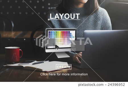 Creative Process Ideas Graphic Design Layout Concept 24396952