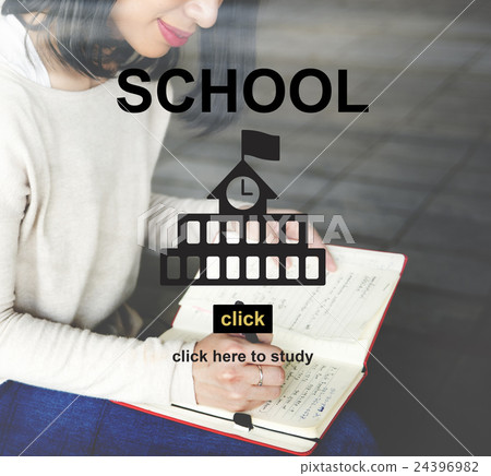 Education School Learning Homepage Concept 24396982