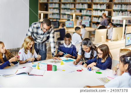 Classroom Learning Mathematics Students Study Concept Classroom Learning Mathematics Students Study Concept 24397378