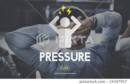 Pressure Afraid Nervous Panic Phobia Stressed Concept 24397957