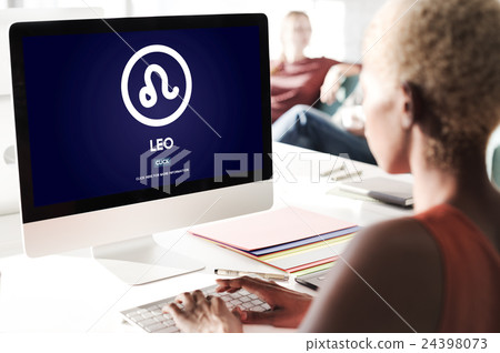 Leo Zodiac Sign Horoscope Myth Stars Symbol Concept 24398073