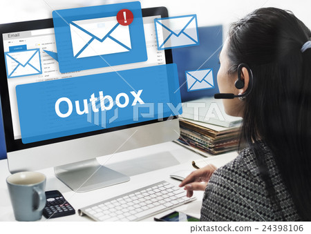 Outbox Business Communication Envelope Mail Concept Outbox Business Communication Envelope Mail Concept 24398106