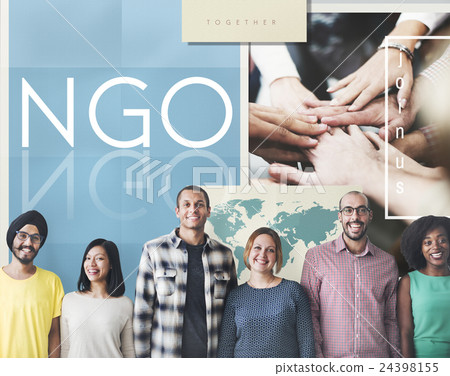NGO Contribution Corporate Foundation Nonprofit Concept 24398155
