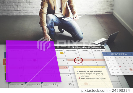 Calendar Planner Planning Organixer Note Concept 24398254