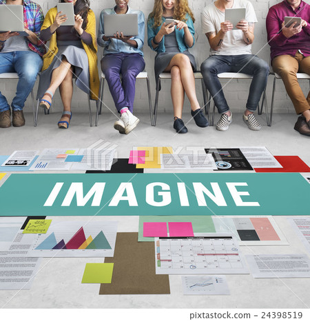 Imagine Imagination Creative Dream Thinking Concept Imagine Imagination Creative Dream Thinking Concept 24398519