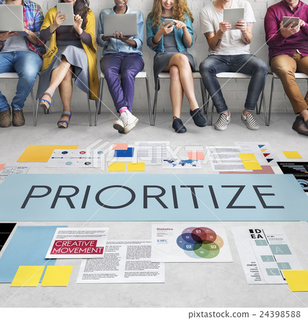 Prioritize Emphasize Efficiency Important Task Concept 24398588