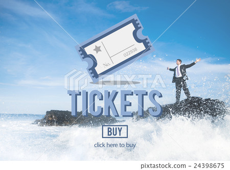 Tickets Ticket Admit Document Entry Festival Concept 24398675
